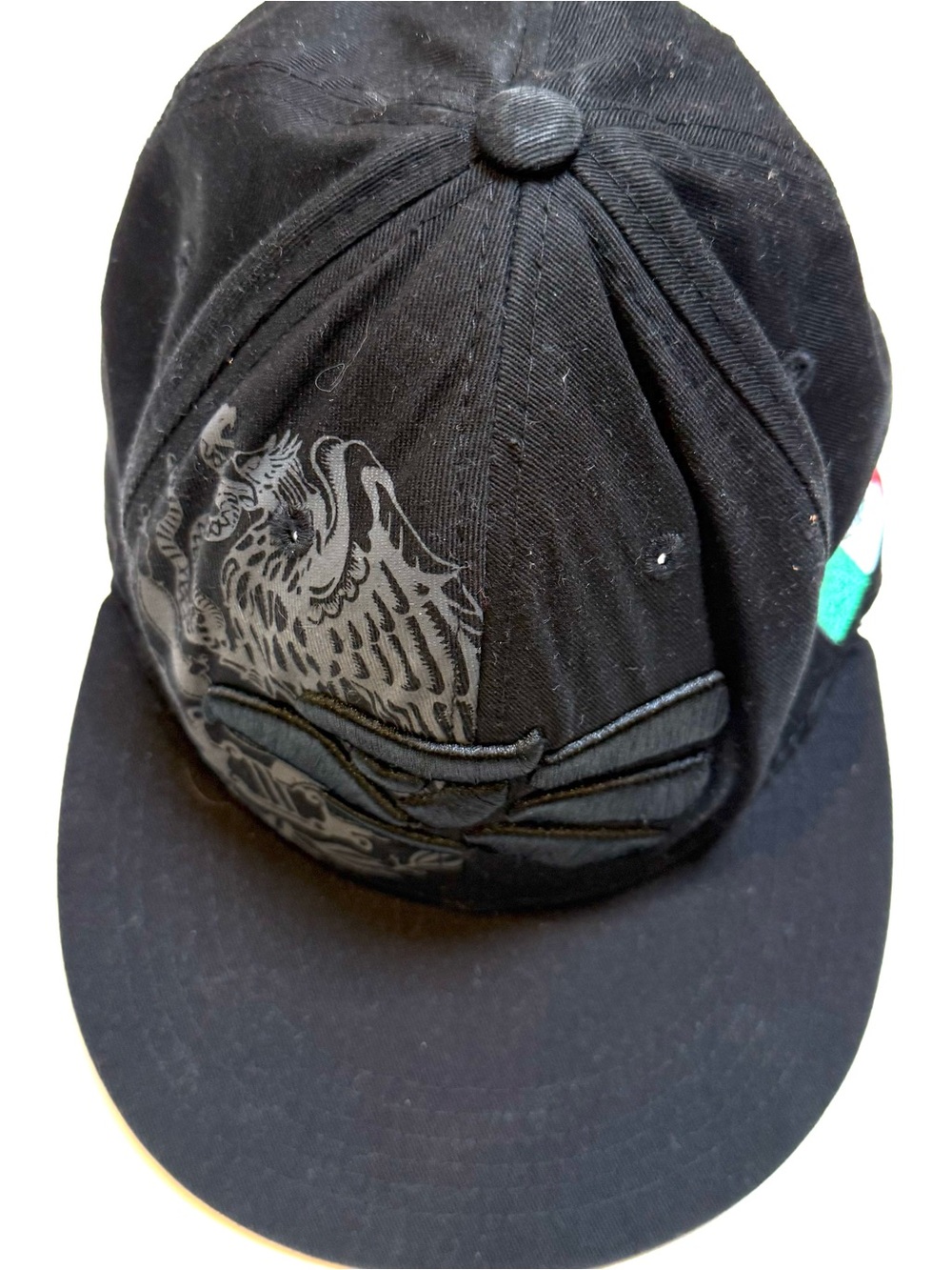 Black Embroidered Eagle Baseball Hat